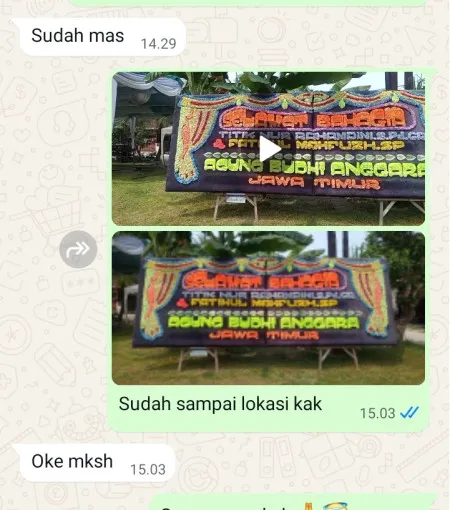Pengiriman Papan Bunga Pasar Rebo Jakarta Timur